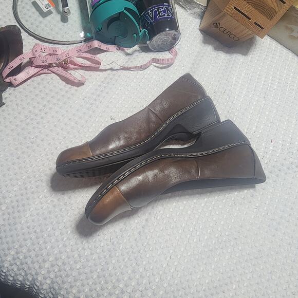 COBB HILL EUC WOMENS SZ 10W BROWN DARCY SLIPON SHOES - Picture 8 of 9